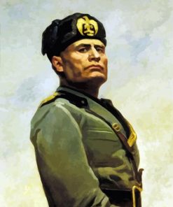 Benito Mussolini Arts paint by number