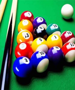 Billiard Balls paint by number