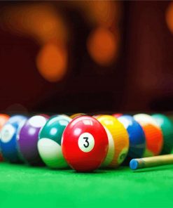 Billiard Table paint by number