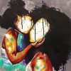 Black Mother And Daughter paint by numbers