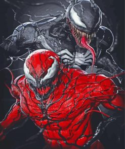 Venom Let There Be Carnage paint by numbers