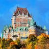 Chateau Frontenac Quebec paint by number