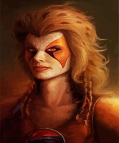 The Powerful Magician Cheetara paint by numbers