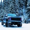 Chevy In Snow paint by number