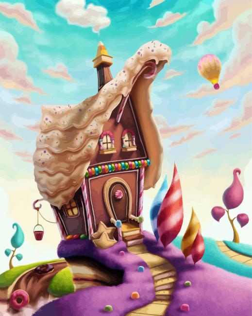 Chocolate House paint by number