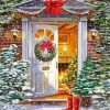 Christmas Door paint by number