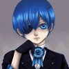 Ciel Phantomive Black Butler paint by numbers