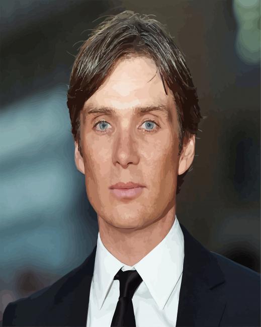 Classy Cillian Murphy paint by number