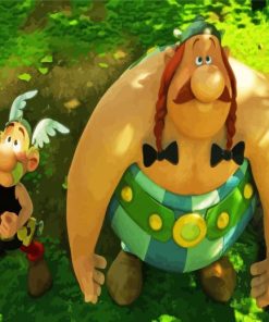 Asterix Serie Characters paint by numbers