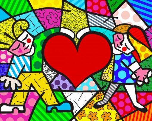 Couple in love paint by numbers
