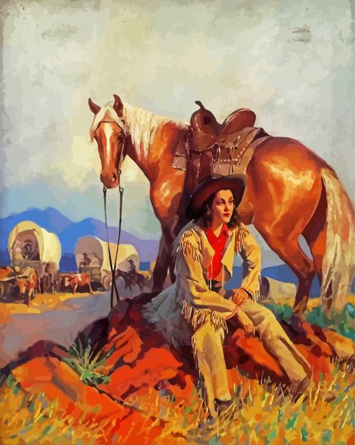 Cowgirl Arts paint by numbers