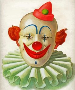 Creepy Clown paint by number