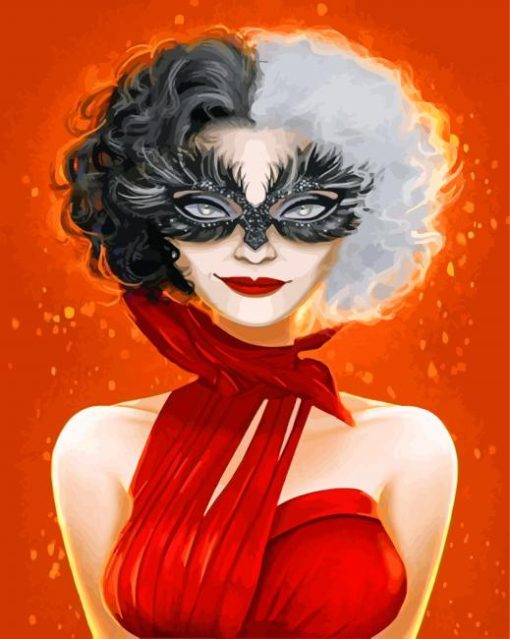 Cruella Character paint by numbers
