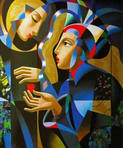 Cubism Women paint by number