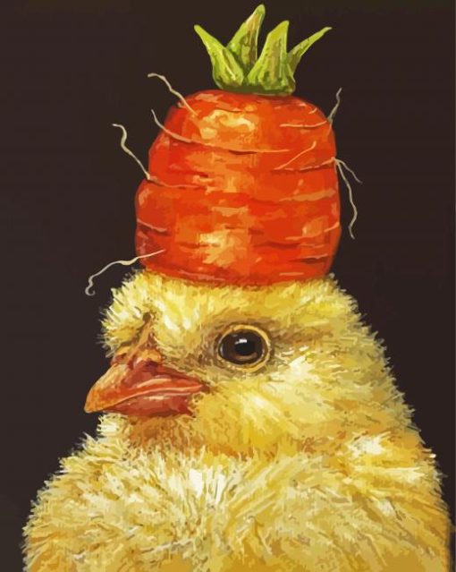 Cute Chick paint by number