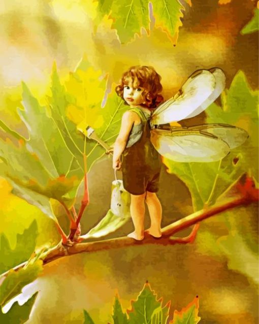 Cute Fairy Boy paint by numbers