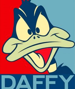 Daffy paint by numbers