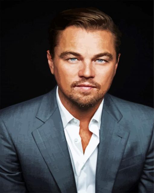 Dicaprio Leonardo paint by numbers