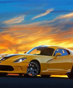 Dodge Viper Car paint by number