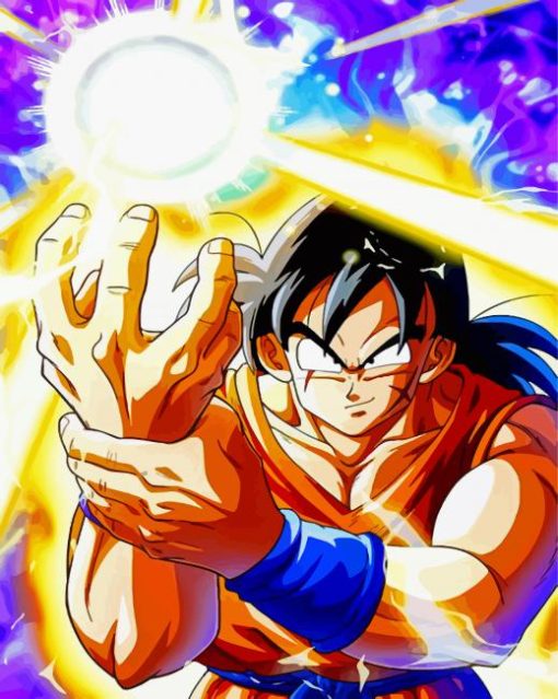 Dragon Ball Yamcha paint by numbers