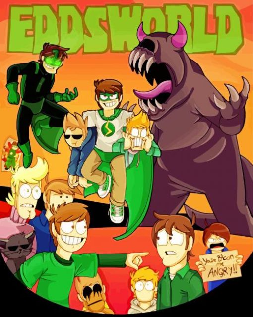 Eddsworld Animation paint by numbers