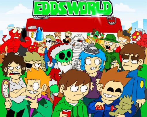 Eddsworld Characaters paint by numbers