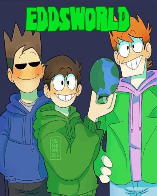 Eddsworld Tord With Tim And Edd paint by numbers