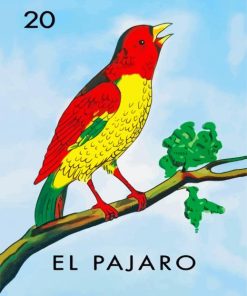 El Pajaro paint by numbers