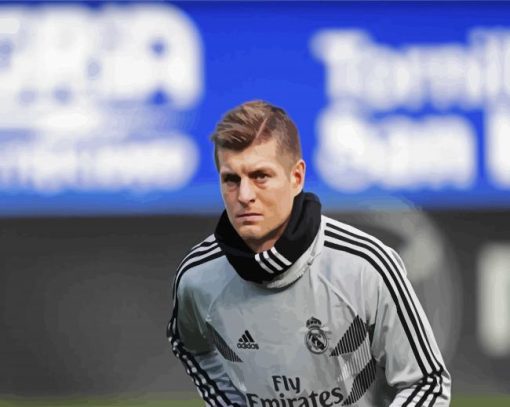 Football Player Toni Kroos paint by numbers
