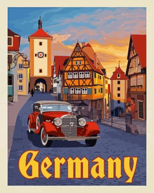 Germany Illustration paint by number