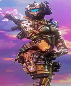 Girly Titanfall paint by numbers