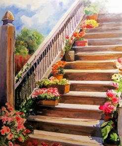 Haeven Stairway paint by numbers