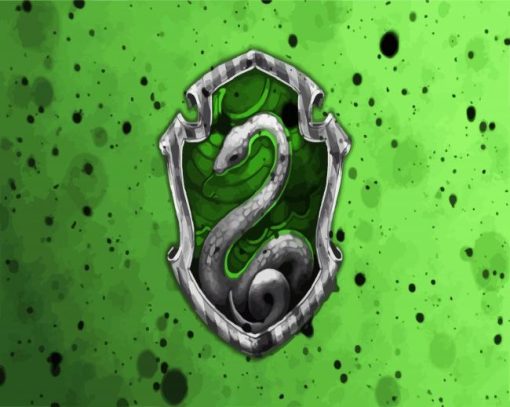 Hogwarts Harry Potter Slytherin paint by numbers