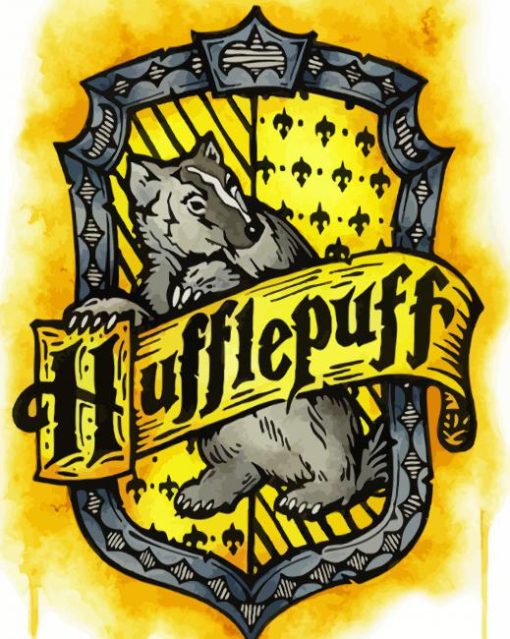 Harry Potter Hufflepuff paint by numbers