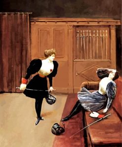 Escrimeuse Jean Beraud paint by numbers