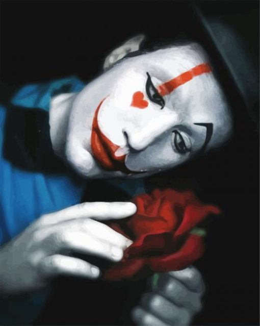 Joker Clown paint by number