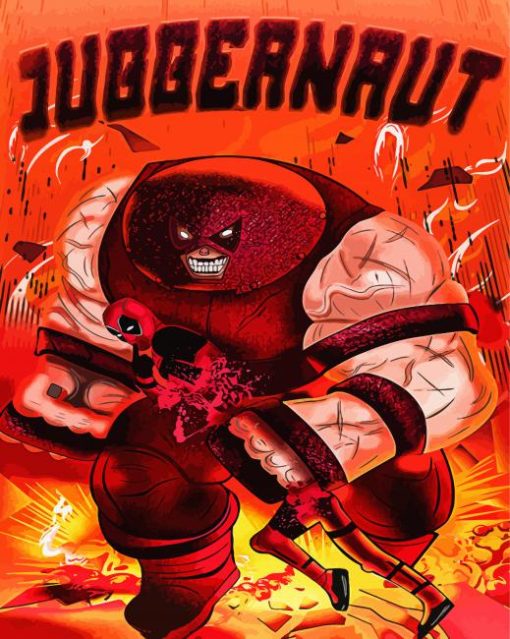 Juggernaut Poster paint by numbers