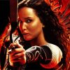 Katniss Everdeen paint by number