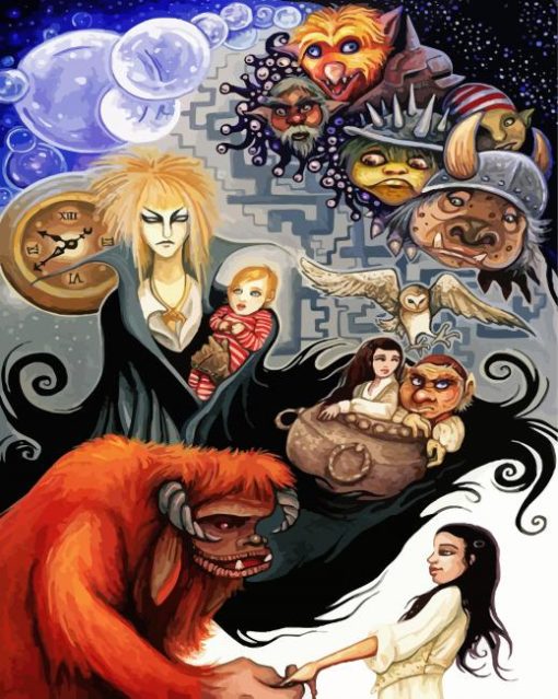 Labyrinth Fantasy paint by numbers