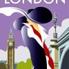 London Lady paint by number