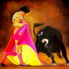 Matador And Bull paint by number