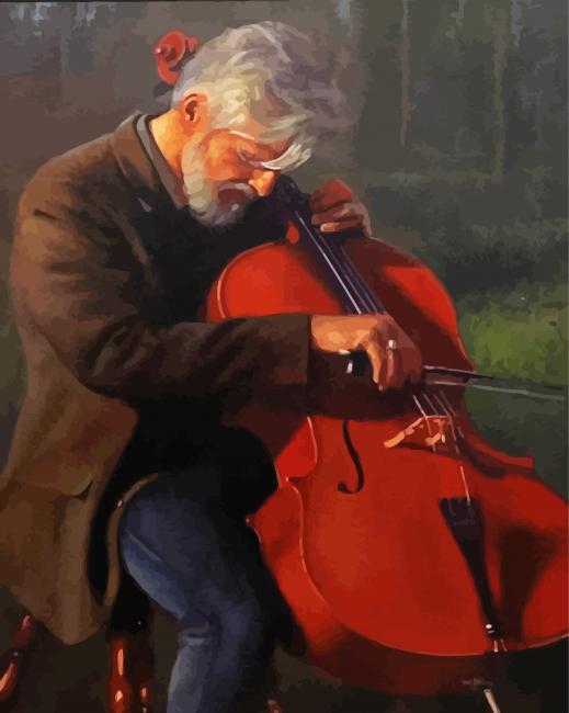 Musician Man paint by number