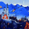 Neuschwanstein Castle In Bavaria Art paint by number