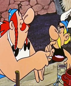 Obelix And Asterix paint by number