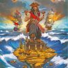 Pirate Of The Caribbean paint by numbers