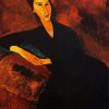 Portrait Of Anna Zborowska Modigliani paint by number