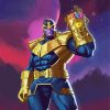 Powerful Thanos Art paint by number