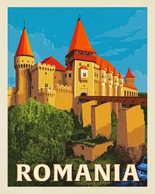 Romania paint by number