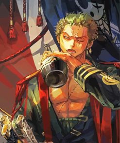 Roronoa Zoro One Piece paint by numbers