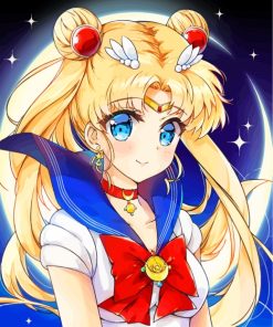 Sailor Moon paint by numbers